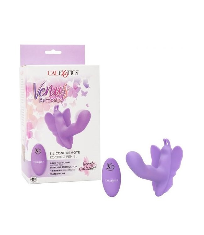 CalExotics Venus Butterfly Silicone Remote Rocking Penis