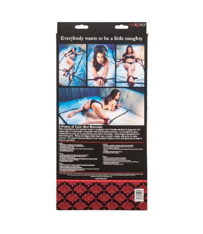 CalExotics Scandal 8 Points of Love Bed Restraint