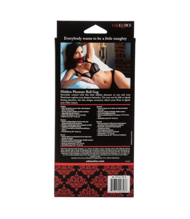 CalExotics Scandal Hidden Pleasure Ball Gag