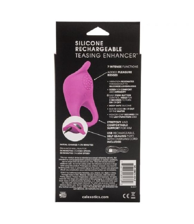 CalExotics Silicone Rechargeable Teasing Enhancer