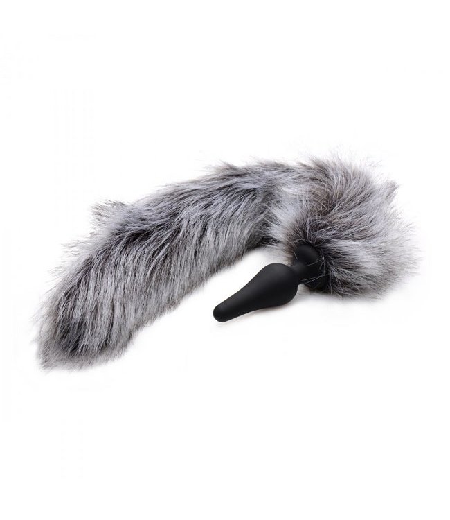 Tailz Grey Wolf Tail Plug and Ears
