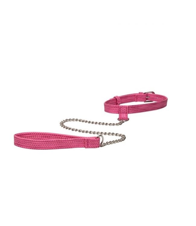 CalExotics Tickle Me Pink Collar and Leash