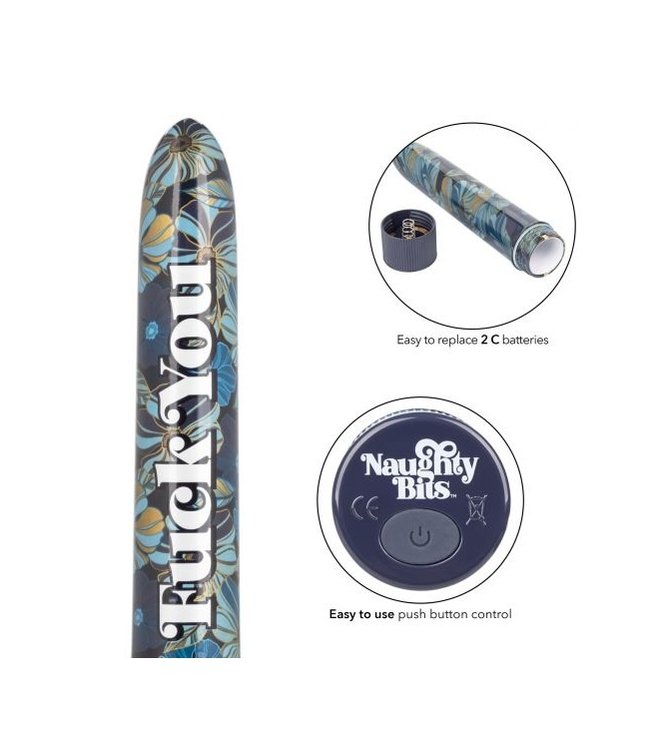 CalExotics Naughty Bits Fuck You Personal Vibrator