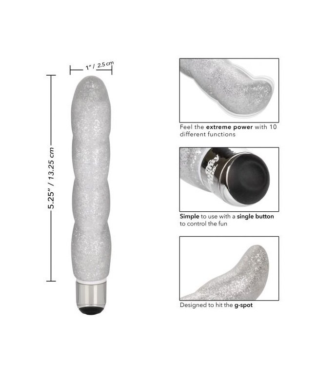 CalExotics Naughty Bits Screwnicorn Majestic G-spot Vibrator