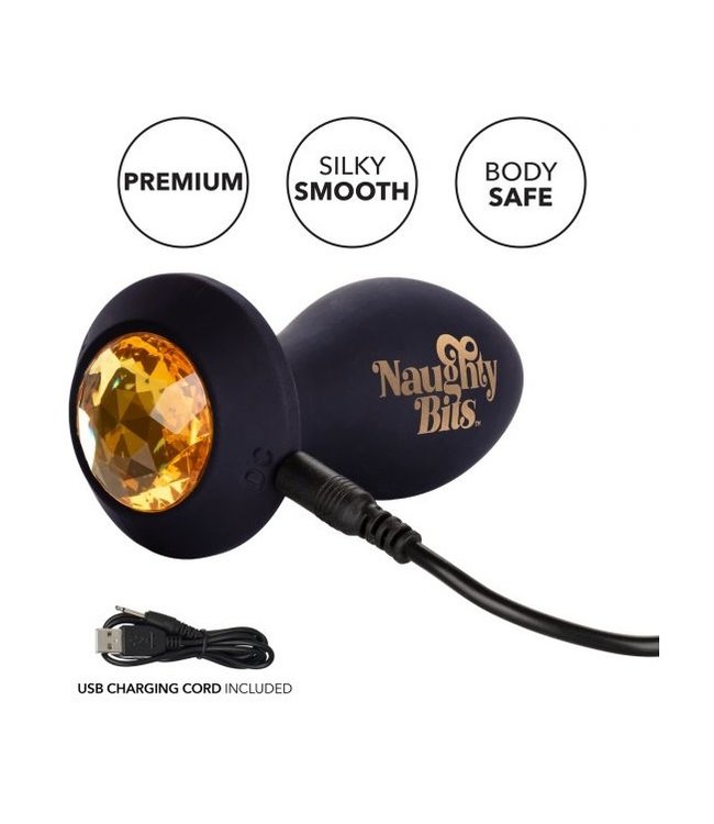 CalExotics Naughty Bits Shake Your Ass Petite Vibrating Butt Plug