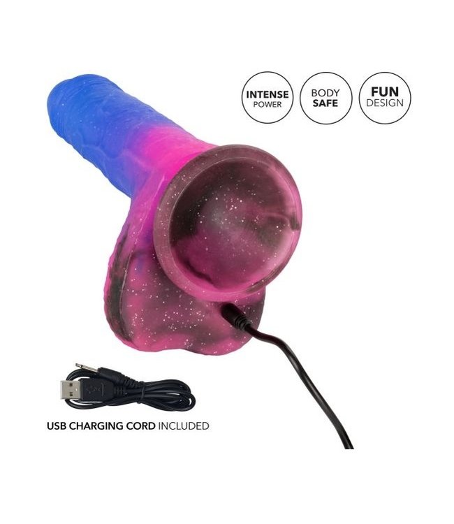 CalExotics Naughty Bits Ombré Hombre Vibrating Dildo