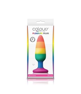 NS Novelties Colours - Pride Edition - Pleasure Plug - Medium -Rainbow