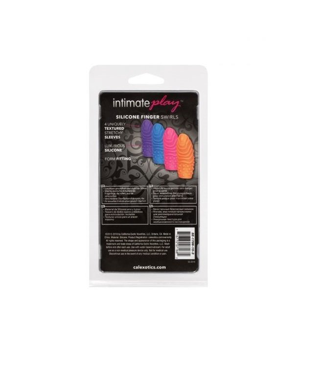 CalExotics Intimate Play Silicone Finger Swirls
