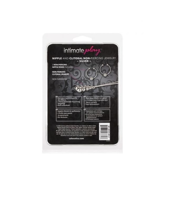 CalExotics Intimate Play™ Nipple and Clitoral Non-Piercing Body Jewelry™