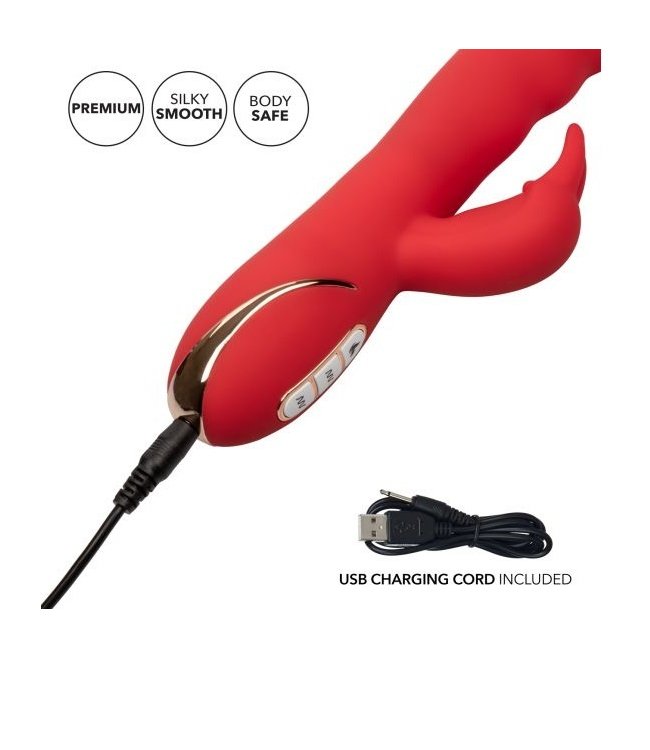 CalExotics Jack Rabbit Signature Heated Silicone Ultra-Soft Rabbit