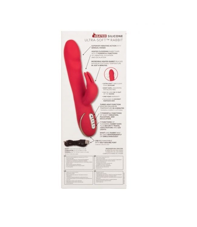 CalExotics Jack Rabbit Signature Heated Silicone Ultra-Soft Rabbit