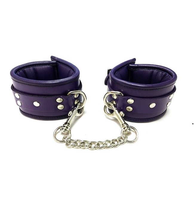 Rouge Rouge Leather Padded Ankle Cuffs