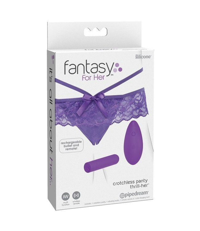 Fantasy For Her Fantasy For Her Crotchless Panty Thrill-Her