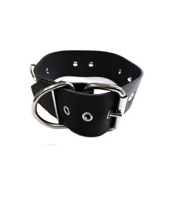 Rouge Rouge Rubber 3 D-Ring Collar Black