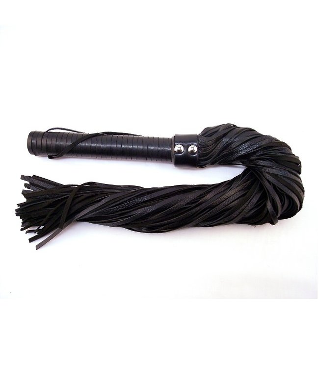 Rouge Rouge Leather Flogger with Stripes