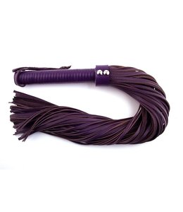 Rouge Rouge Leather Flogger with Stripes