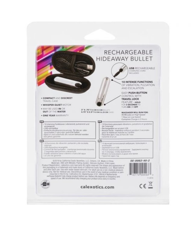 CalExotics Rechargeable Hideaway Bullet