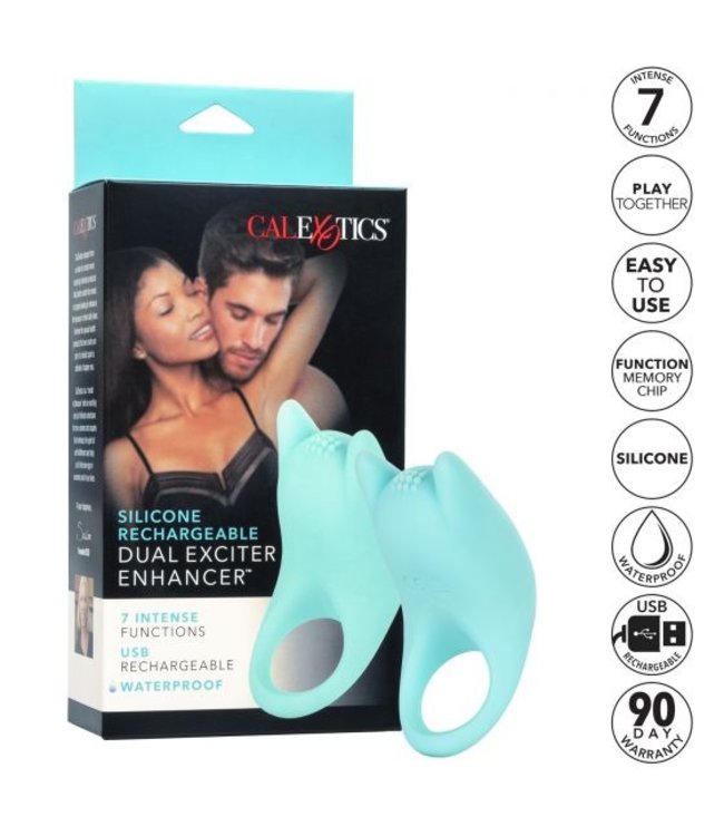 CalExotics Silicone Rechargeable Dual Exciter Enhancer