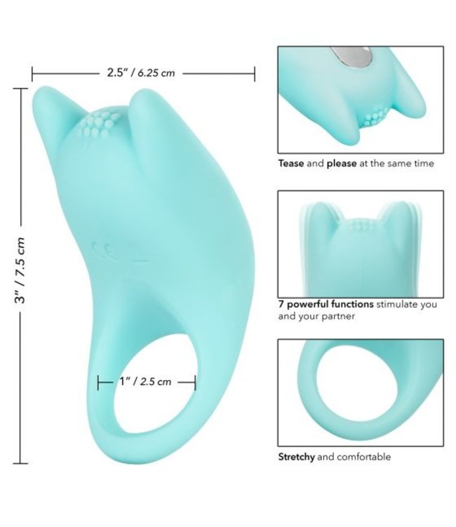 CalExotics Silicone Rechargeable Dual Exciter Enhancer