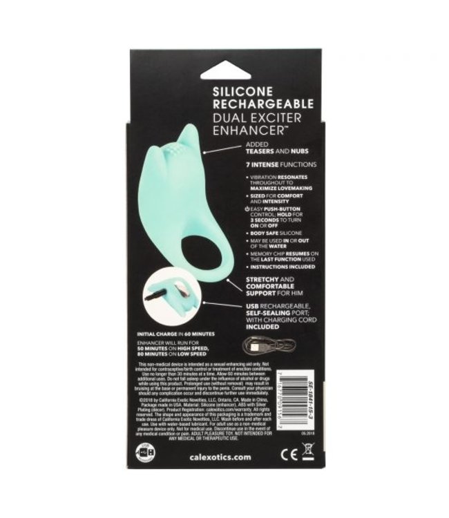 CalExotics Silicone Rechargeable Dual Exciter Enhancer