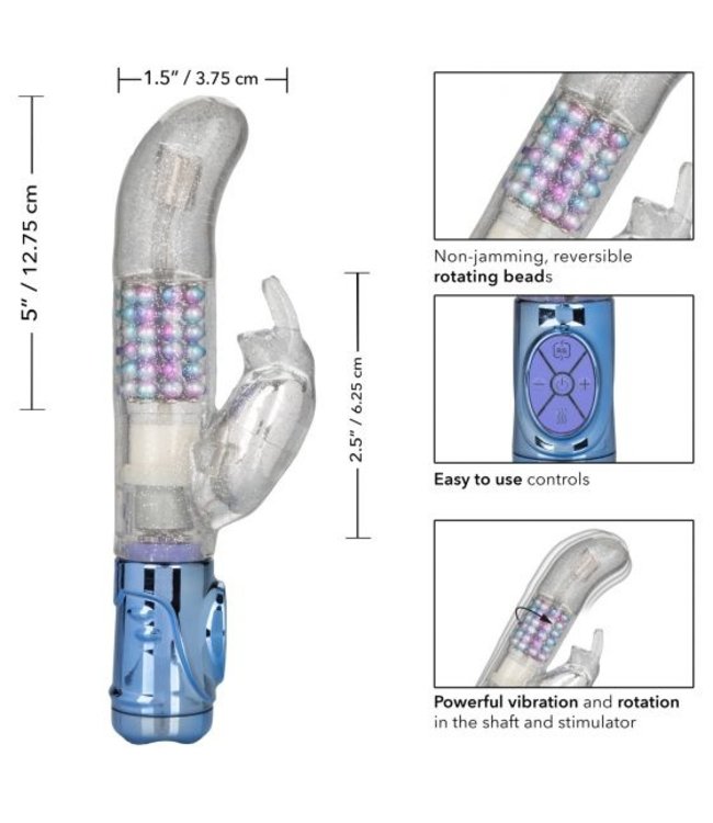 CalExotics Naughty Bits Party in my Pants Jack Rabbit Vibrator