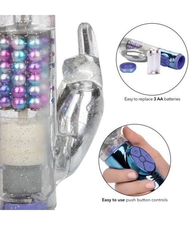 CalExotics Naughty Bits Party in my Pants Jack Rabbit Vibrator