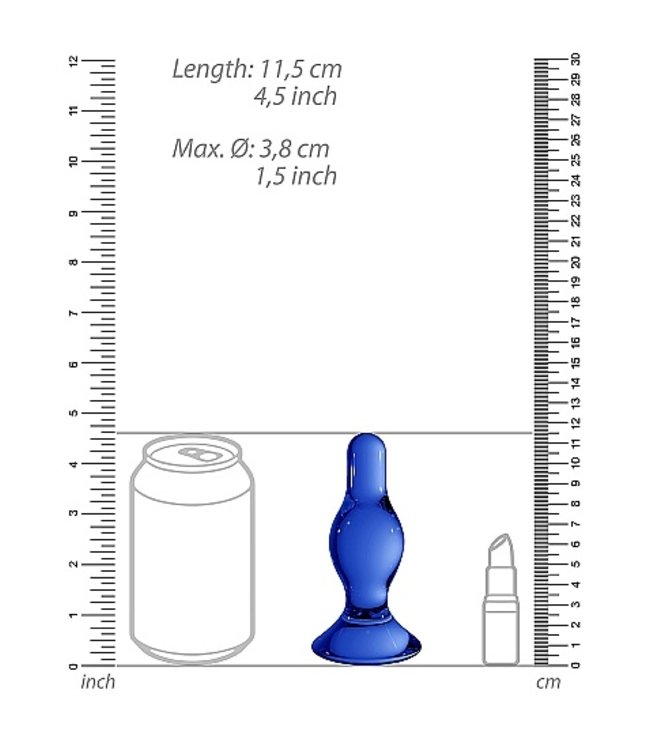 Shots America Chrystalino Classy Blue Plug