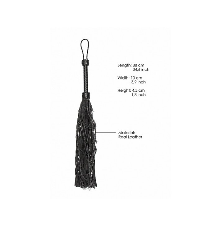 Shots America Pain Suede Barbed Wire Flogger