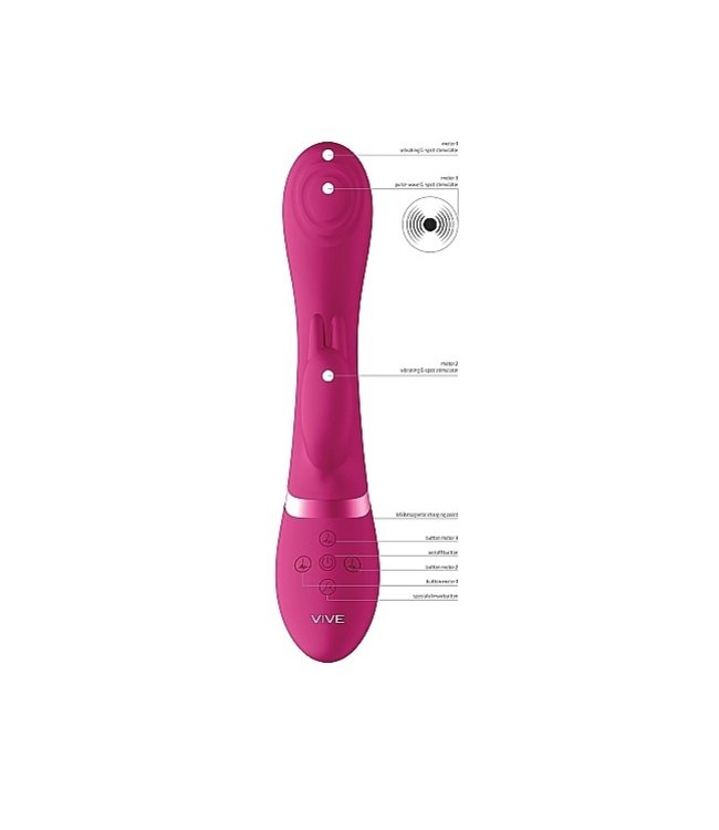 Shots America VIVE Cato - Pulse Rabbit Vibrator