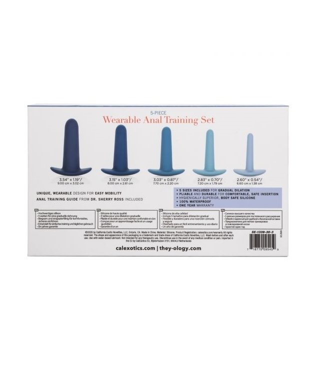 CalExotics They-ology 5-Piece Wearable Anal Training Set