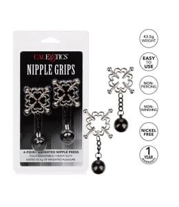 CalExotics Nipple Grips 4-Point Weighted Nipple Press