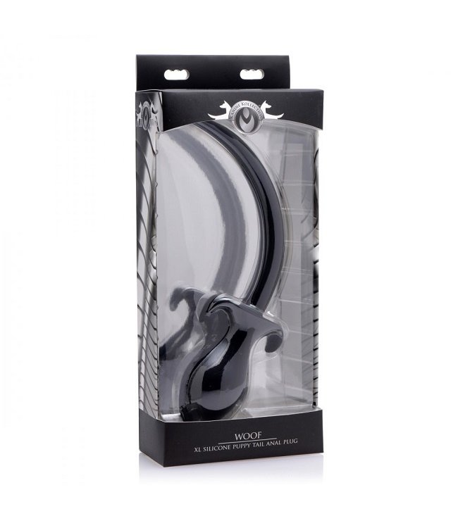 Woof XL Silicone Puppy Tail Butt Plug