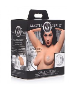 Clear Plungers Silicone Nipple Suckers - Small