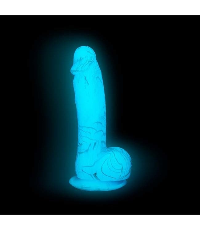 Addiction - Luke 7.5" Glow-in-the-Dark Silicone Dildo