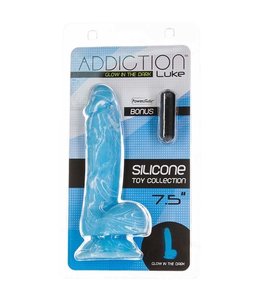 Luke 7.5" Glow-in-the-Dark Silicone Dildo