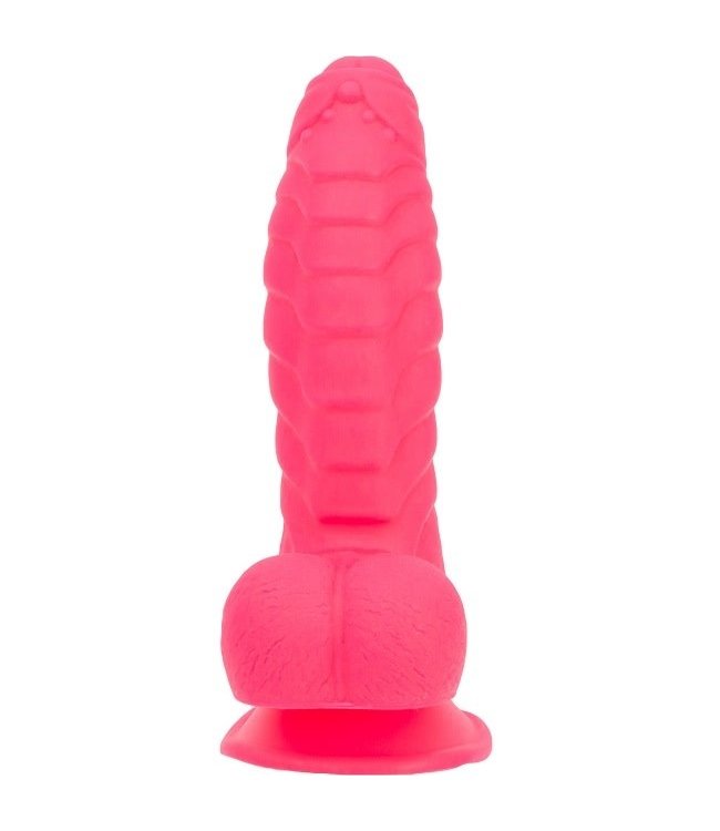 Addiction - Tom 7" Ribbed Silicone Dildo