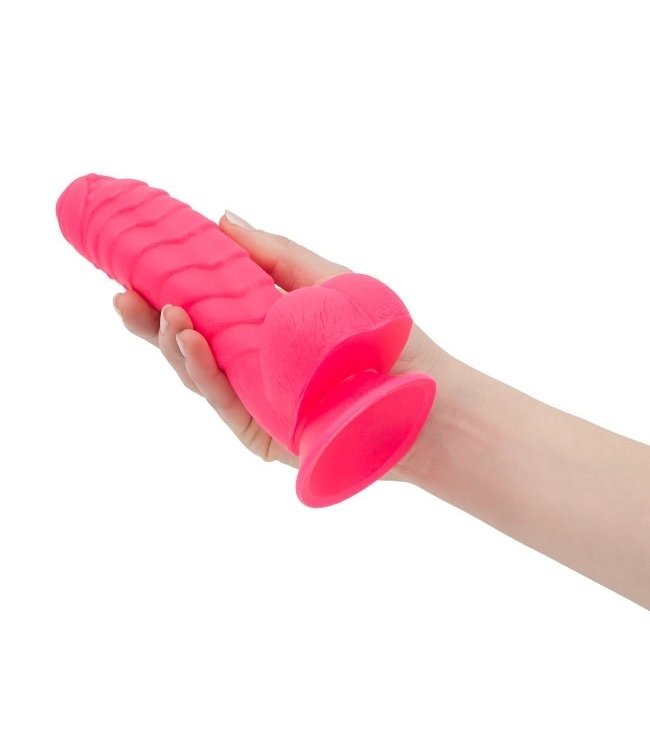 Addiction - Tom 7" Ribbed Silicone Dildo