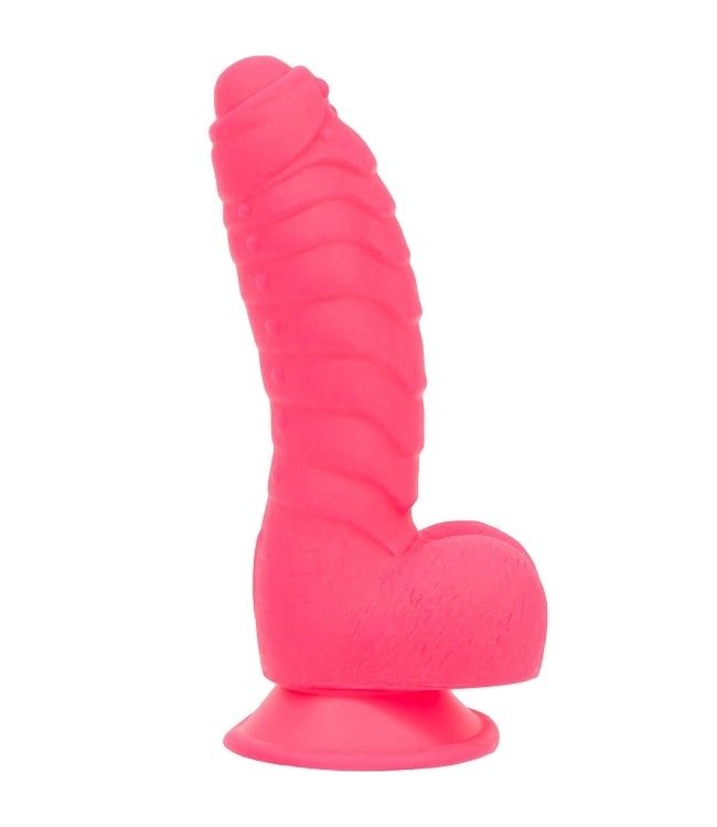 Addiction - Tom 7" Ribbed Silicone Dildo