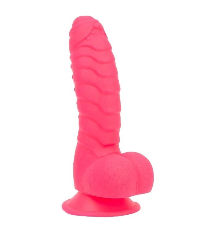 Addiction - Tom 7" Ribbed Silicone Dildo