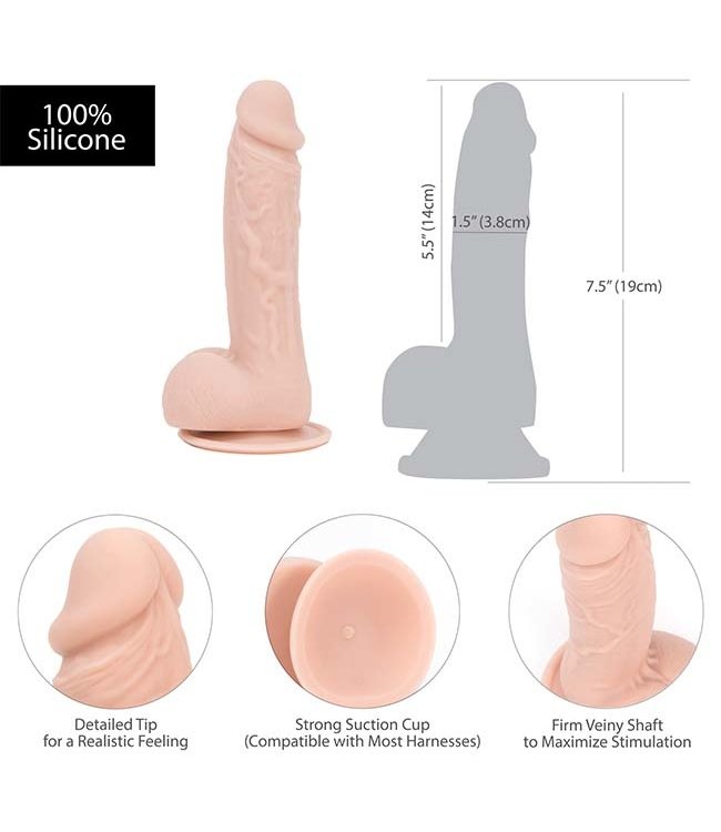 Addiction - Mark 7.5" Silicone Dildo