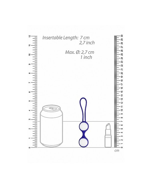 Chrystalino Ben Wa Small - White