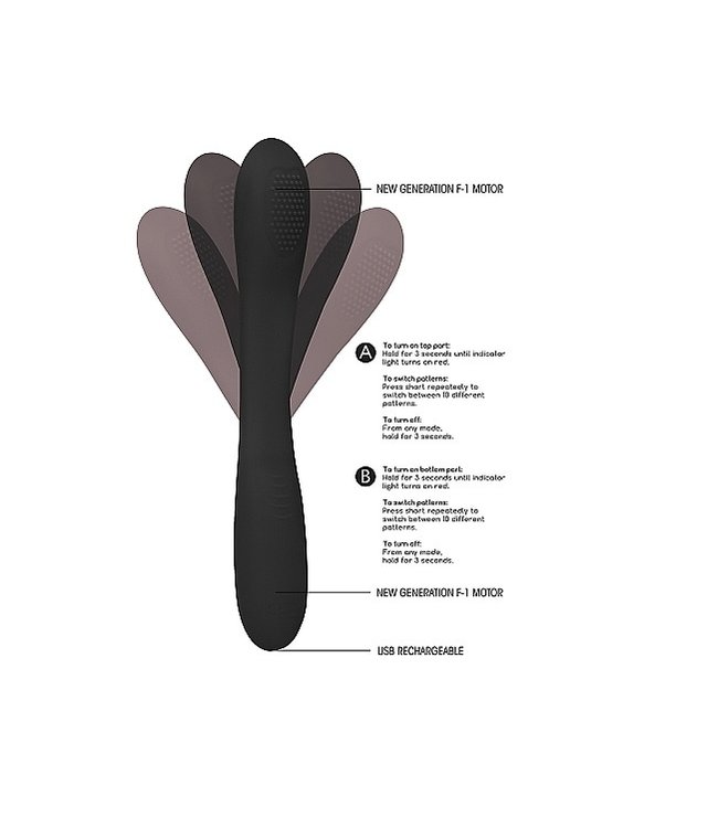 Shots America Elegance Flex Double Ended Vibrator