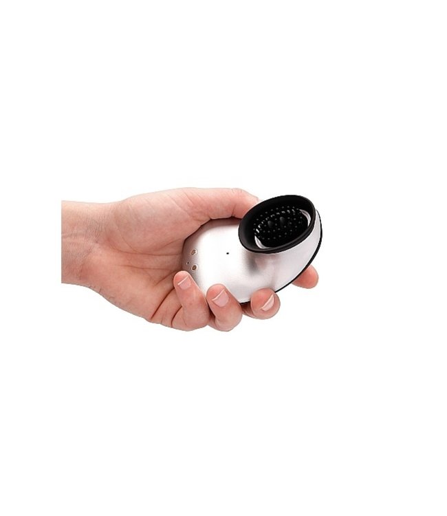 Shots America Twitch Hands - Free Suction & Vibration Toy - Silver