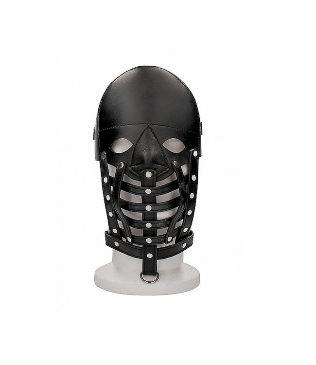 Shots America Leather Mask - Black