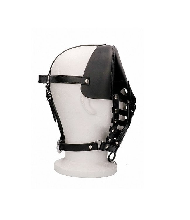 Shots America Leather Mask - Black
