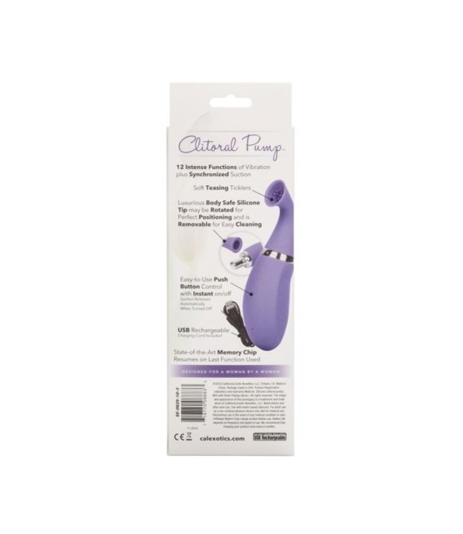 CalExotics Intimate Pump Rechargeable Clitoral Pump