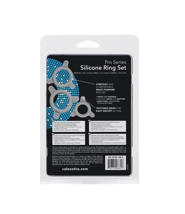 CalExotics Pro Series Silicone Ring Set