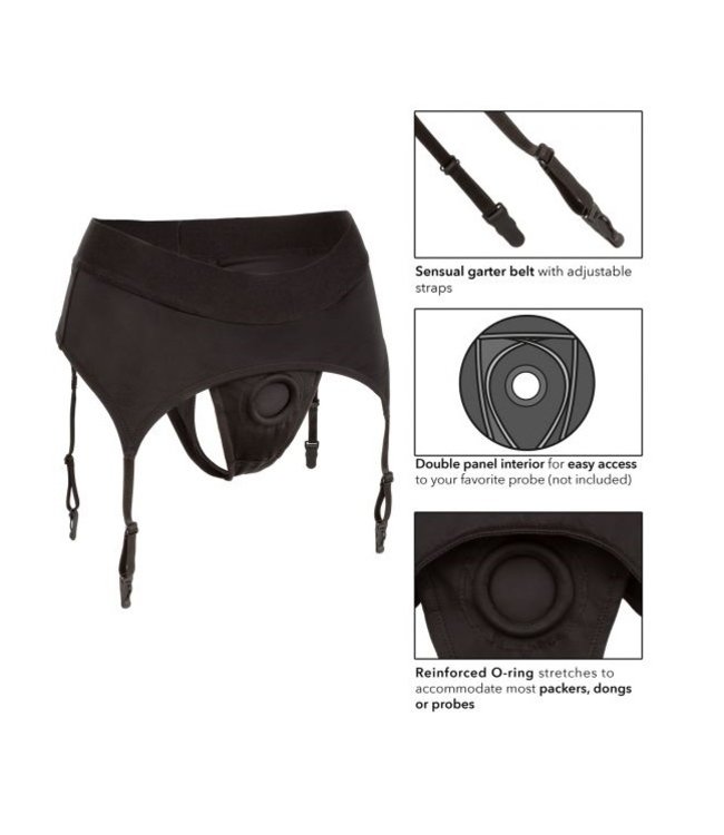 CalExotics Boundless Thong with Garter