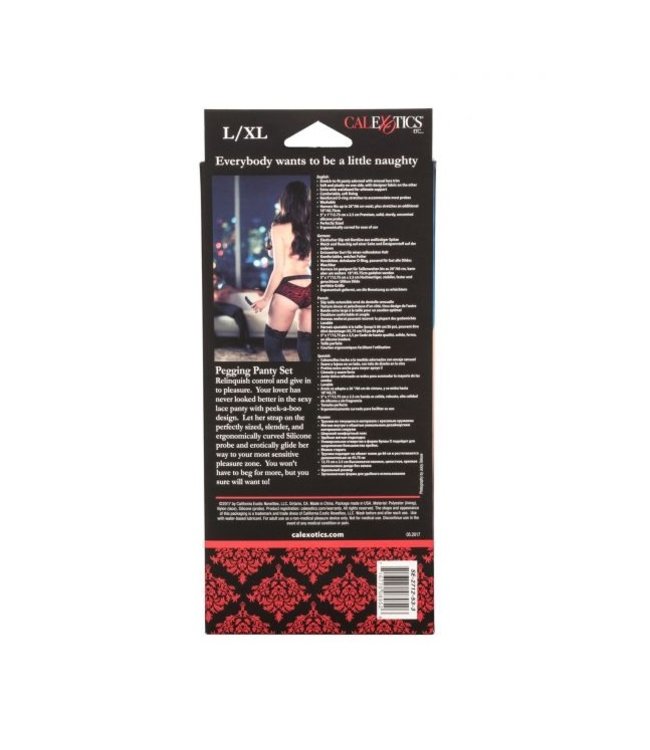CalExotics Scandal Pegging Panty Set