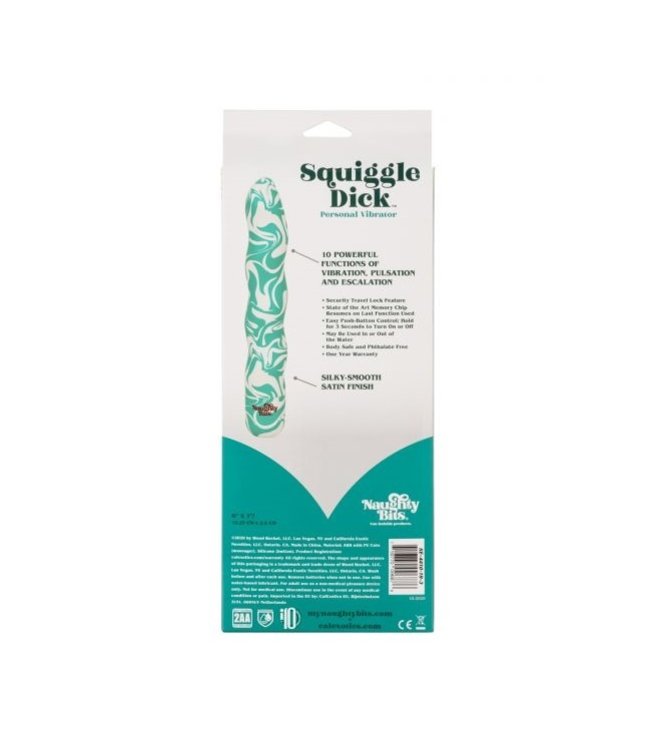 CalExotics Naughty Bits Squiggle Dick Vibe